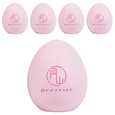 OKAYAMA 岡山 硅藻土吸濕防潮除臭蛋 粉色 冰箱/鞋櫃除濕除臭 多功能蛋形設計, 100g, 5個