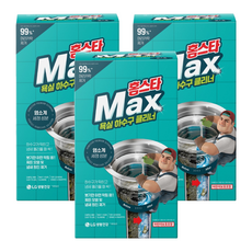 홈스타 맥스 욕실 하수구 클리너, 3개