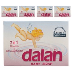 dalan 達欖 嬰兒溫和修護潔膚皂 溫和不流淚配方不刺激眼睛 不含Paraben防腐劑 不含人工色素及酒精 容量: 100g, 5個