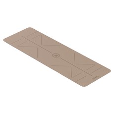 USHaS 瑜癒 Horizon 頂級乾溼止滑PU瑜珈墊, 沙丘棕, 1個