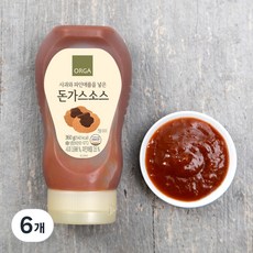 올가홀푸드 돈가스소스, 360g, 6개