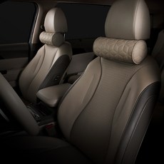 VENDICT 쉼ver2 車用記憶棉頭枕頸枕, 橄欖棕, 2個