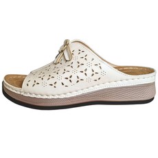 Picaso 花朵配飾透氣拖鞋