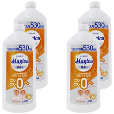 LION 獅王 CHARMY Magica 洗碗精 柑橘, 530ml, 4瓶