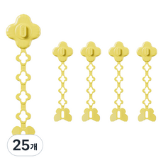 Pola 壁掛式電線整理束帶, 25個, 黃色