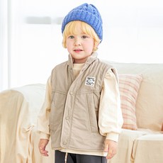 WALTONKIDS 兒童泰迪絨雙面穿背心