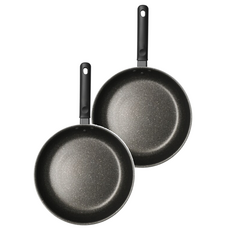 니토리 IH 인덕션 소프트 그립 마블 코팅 프라이팬, 28cm, 2개