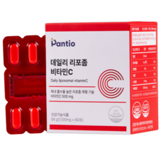 Pantio 每日脂質體維他命C 66g, 1個, 60錠
