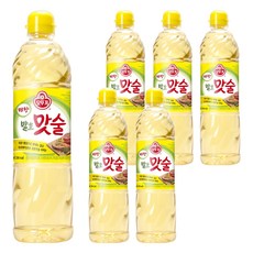 오뚜기 미향 발효맛술, 900ml, 6개