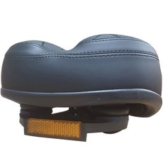 ECOHYGIENE 自行車格紋支架反光板 02-02, 1個, 黑底 + 格紋