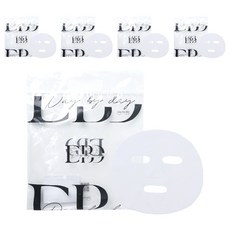 DAYBYDAY DIY 棉質紗布面膜紙 50p, 白色, 5套
