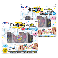AMOS 阿摩司 i-SLIME DIY 迷你套組, 透明, 2套