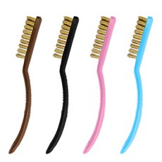 World Clean 牙刷型黃銅刷, 4個, 隨機出貨