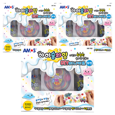 AMOS 阿摩司 i-SLIME DIY 迷你套組, 透明, 3套