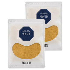 백송식품 천연조미료 멸치가루, 1kg, 2개