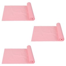 원티크 탄성 저항 요가밴드, 핑크, 3개