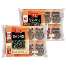 양반 참숯구이김, 4g, 32개