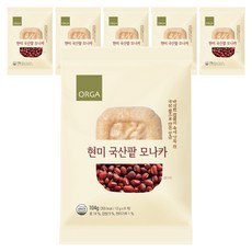 ORGA 糙米國產紅豆最中餅, 6個, 104g