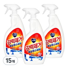 생활공식 강력제거 욕실청소세제, 15개, 600ml