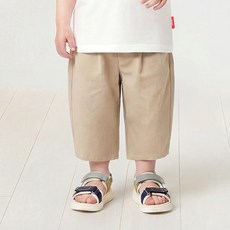 밀크마일 디즈니 칩앤데일 포인트 배기핏 우븐 팬츠