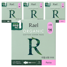 LAEL 棉質蝶翼衛生棉, S號, 14片, 4盒