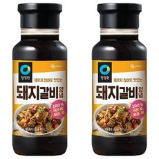 청정원 전통 돼지갈비양념, 500g, 2개
