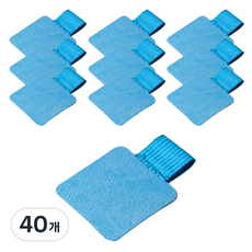 마켓감성 북 포인트 펜클립 정사각, 스카이, 40개