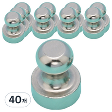 공감 story 자석후크 12mm, 실버, 40개