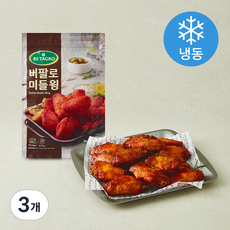 베타그로 버팔로 미들윙 (냉동), 800g, 3개