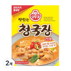 오뚜기 맛있는 청국장, 39.6g, 2개