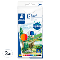 STAEDTLER 施德樓 色鉛筆 146, 3個, 12色