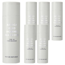네이처리퍼블릭 아프리카 버드 옴므 올인원 프레시 밸런서, 150ml, 6개