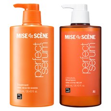 미쟝센 퍼펙트 오리지널 세럼 샴푸 900ml + 홈케어 트리트먼트 900ml, 1개