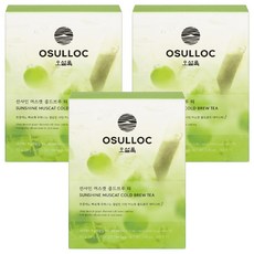 오설록 선샤인 머스캣 콜드브루 티, 2.5g, 20개입, 3개