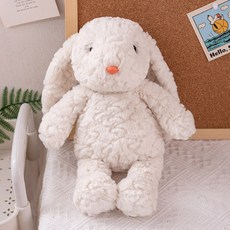 아이끌레 보들 동물 캐릭터 봉제인형, 35cm, 화이트토끼, 1개