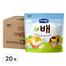 일동후디스 아이얌 동결건조 과일칩, 15g, 20개