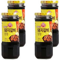 OTTOGI 不倒翁 韓式醬烤豬排醬, 240g, 4罐