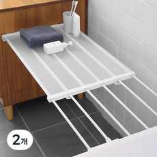 H리빙 원하는대로 설치하는 무타공 선반 23~30cm, 화이트, 2개