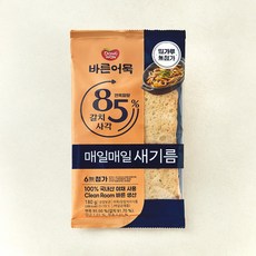 바른어묵 85% 갈치사각 어묵, 180g, 1개
