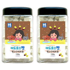 마도로스펫 반려동물 동결건조간식, 찐고구마, 130g, 2개