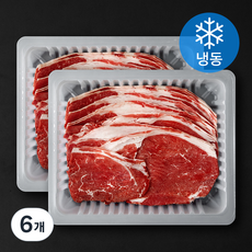 미국산 미트코리아 앞다리살 소불고기용 (냉동), 6개, 350g