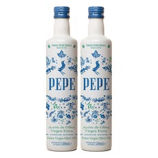 페페 냉압착 엑스트라버진 올리브오일, 500ml, 2개