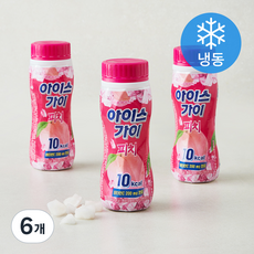 해태아이스 아이스가이 피치 (냉동), 6개, 1개입, 200ml