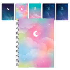 ibis 線圈印花筆記本, 隨機出貨, 6入