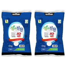 진천증평농협 2025년산 햅쌀 생거진천쌀, 4kg, 2개, 특등급