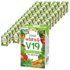 정식품 건강담은 야채가득 V19, 145ml, 72개