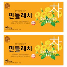 우리차 민들레차, 700mg, 100개입, 2개