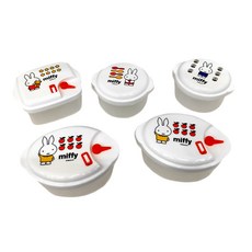 Tamahashi 加熱容器 蒸籠 Miffy 米飛兔 米飛 (5入組), 126mm, 1個