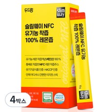 슬림웨이 두드림 NFC 유기농 착즙 100% 레몬즙 14p, 210g, 4박스