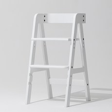 HOO 孩童用圓扶手高腳椅, 白色